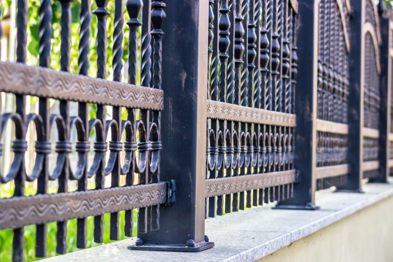 Custom Iron Fence Installation