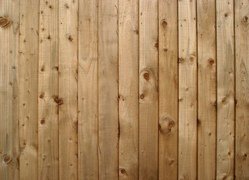 Wooden Farm Fence Installation